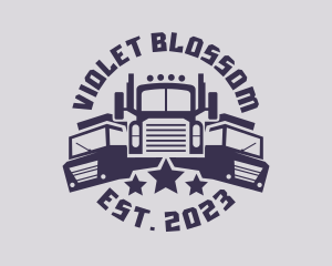 Truck Fleet Logistics logo design