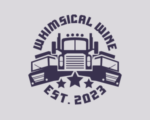 Truck Fleet Logistics logo design