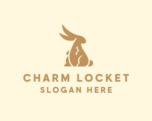 Elegant Lucky Rabbit logo design