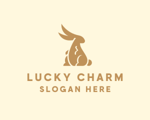 Elegant Lucky Rabbit logo design