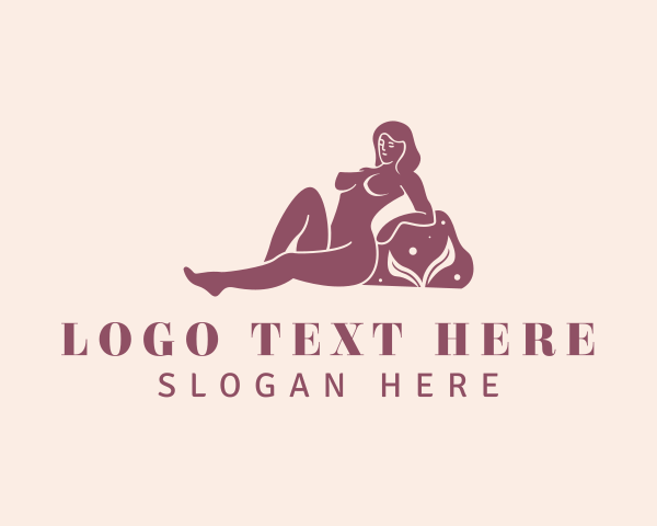 Nude logo example 4