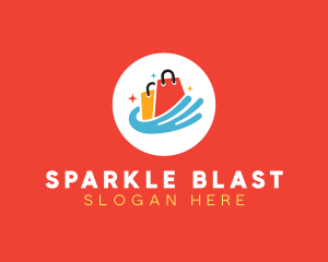 Sparkling Shopping Bags logo design