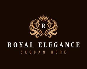 Royal Crown Shield logo design