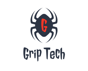 Creepy Spider Arachnid logo design