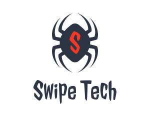 Creepy Spider Arachnid logo design