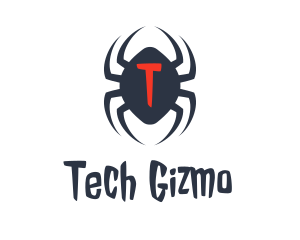 Creepy Spider Arachnid logo design