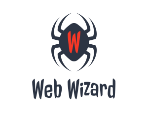 Creepy Spider Arachnid logo design