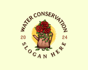 Watering Can Roses logo