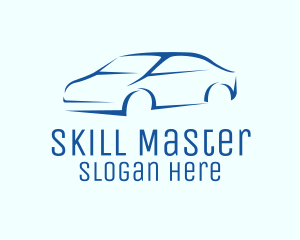 Blue Car Dealer  logo design