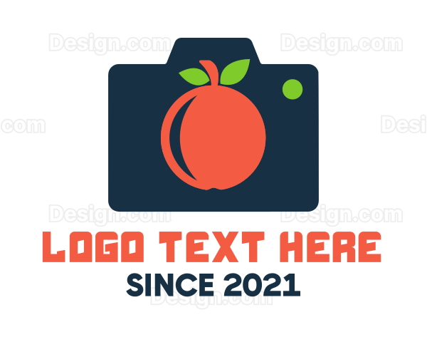 Fruit Photography Camera Logo