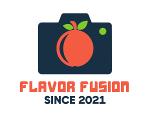 Fruit Photography Camera logo design