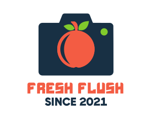 Fruit Photography Camera logo design