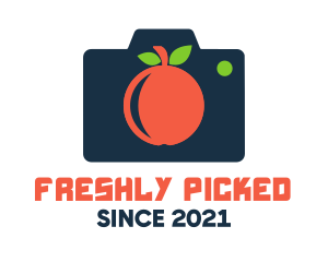 Fruit Photography Camera logo design