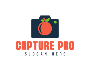 Fruit Photography Camera logo design