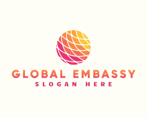 Global Media Network logo design