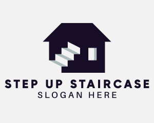 House Property Staircase logo design