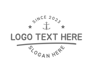 Nautical Anchor Sailor logo