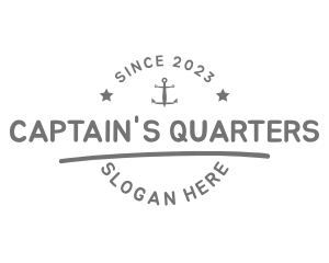 Nautical Anchor Sailor logo