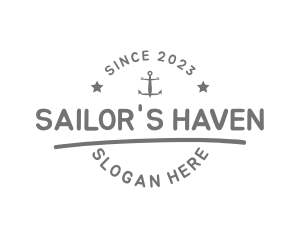 Nautical Anchor Sailor logo design