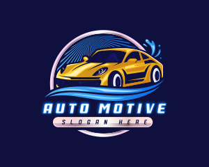 Car Wash Auto Detailing logo design