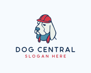 Dog Safety Hat  logo design