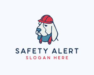 Dog Safety Hat  logo design