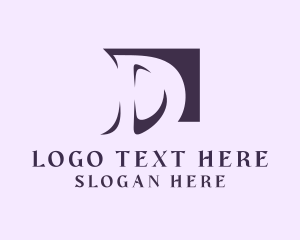 Modern Brand Business Letter D logo