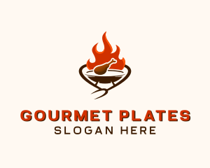 Gourmet Diner Grill logo design