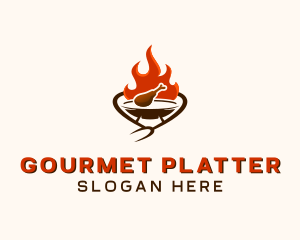 Gourmet Diner Grill logo design