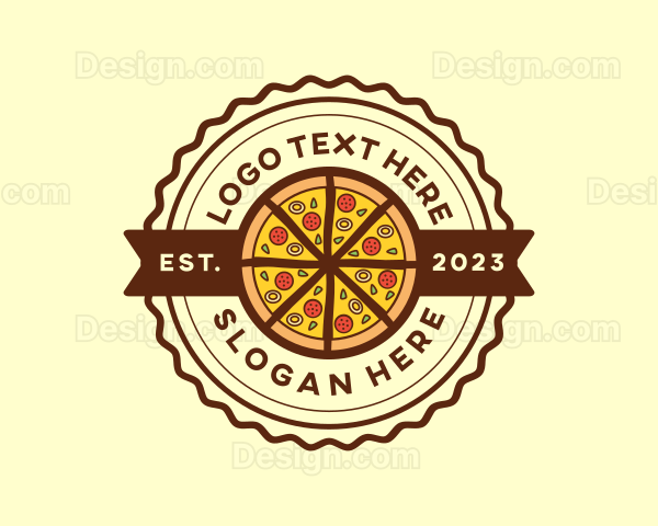 Food Pizza Restaurant Logo