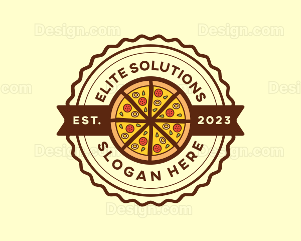 Food Pizza Restaurant Logo