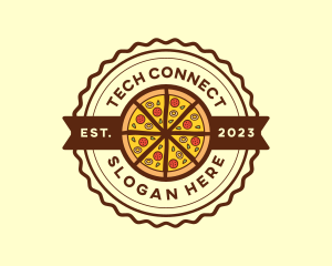 Food Pizza Restaurant Logo