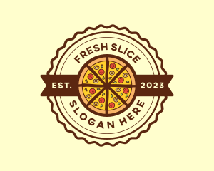 Italian Food Pizza Restaurant logo design