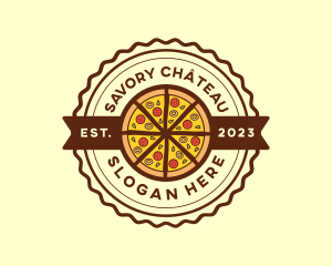 Italian Food Pizza Restaurant logo design