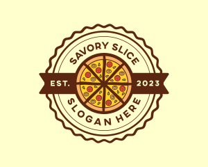 Italian Food Pizza Restaurant logo design