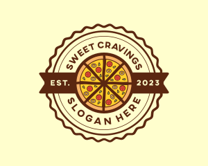 Italian Food Pizza Restaurant logo design