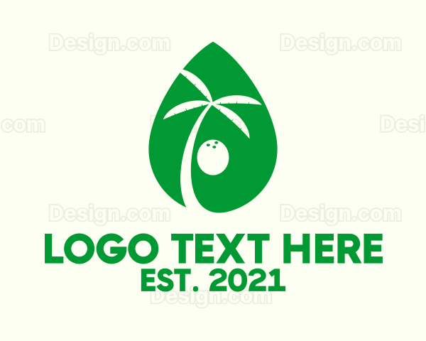 Green Coconut Juice Logo