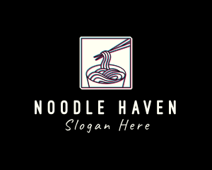 Japanese Noodle Soup logo design