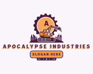 Industrial Machinery Excavator  logo design