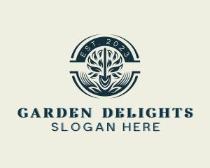 Gardening Shovel Landscaping logo design