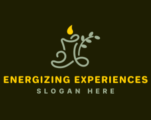 Ritual Candle Flame logo