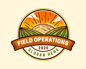 Agricultural Farm Field logo
