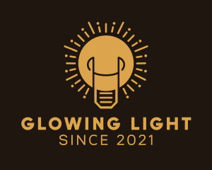 Light Bulb Fixture  logo design