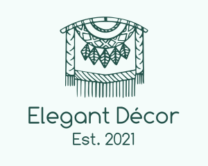 Green Macrame Decoration  logo