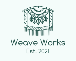 Green Macrame Decoration  logo