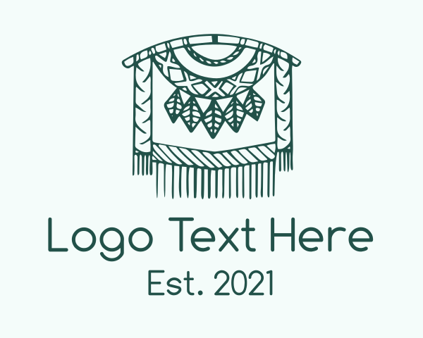 Hippie logo example 4