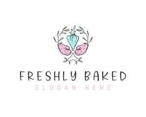 Baking Gloves Culinary logo design