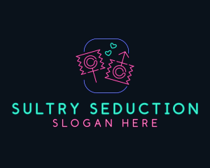 Seductive Erotic Condom logo design