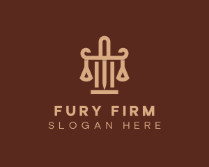 Legal Scale Law Firm logo design