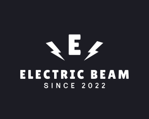 Electric Bolt Lightning logo design